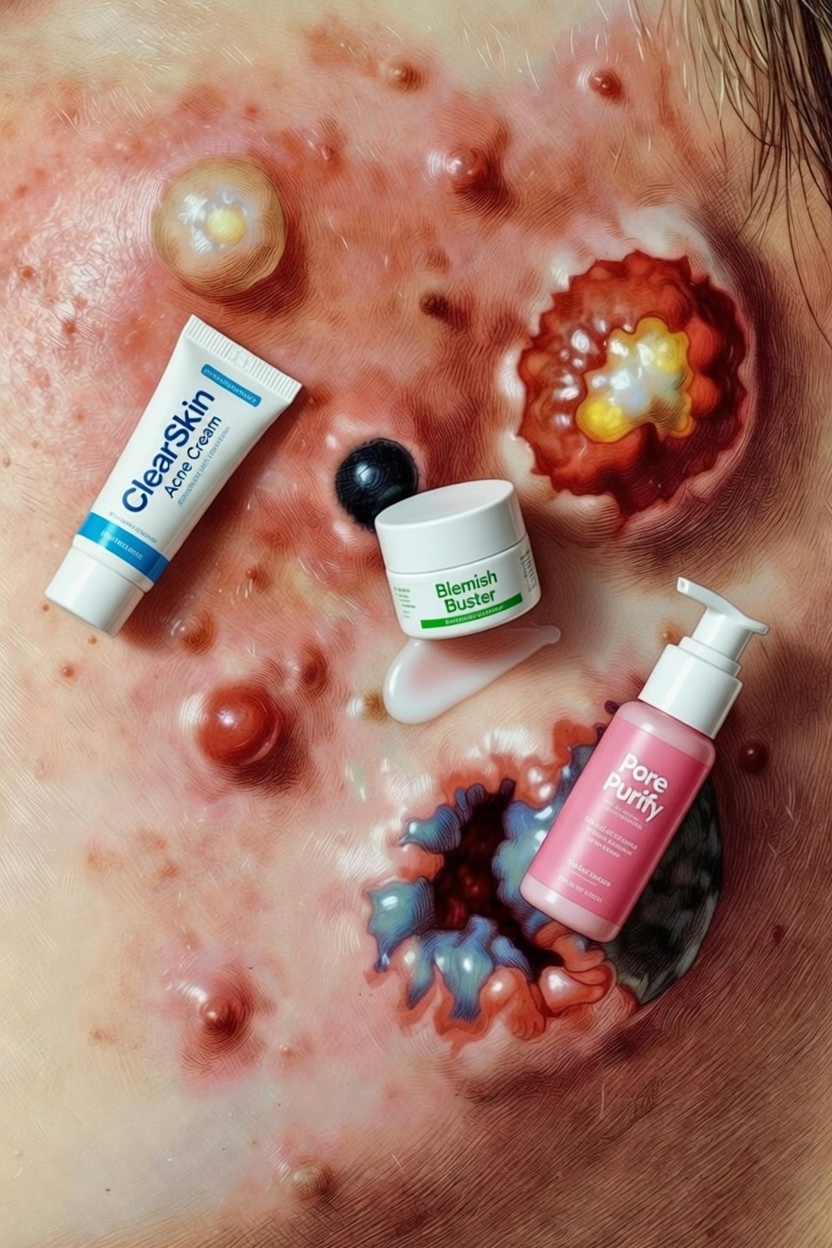 Acne treatment products